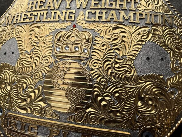 CRUMRINE BIG GOLD CHAMPIONSHIP TITLE BELT - Image 2