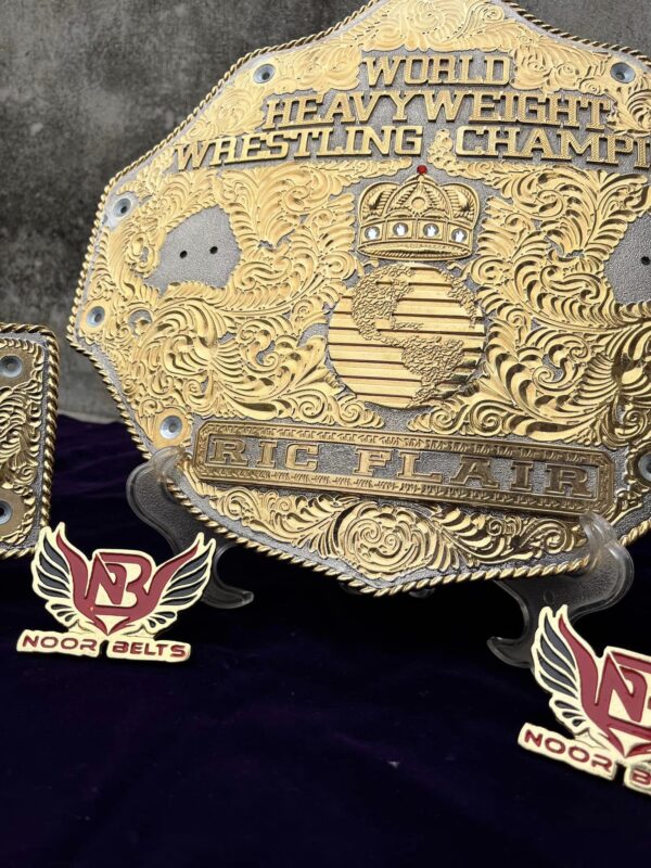 CRUMRINE BIG GOLD CHAMPIONSHIP TITLE BELT - Image 5