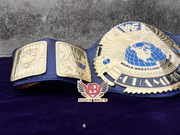 WWF Block Logo Championship Title Belt - Image 2