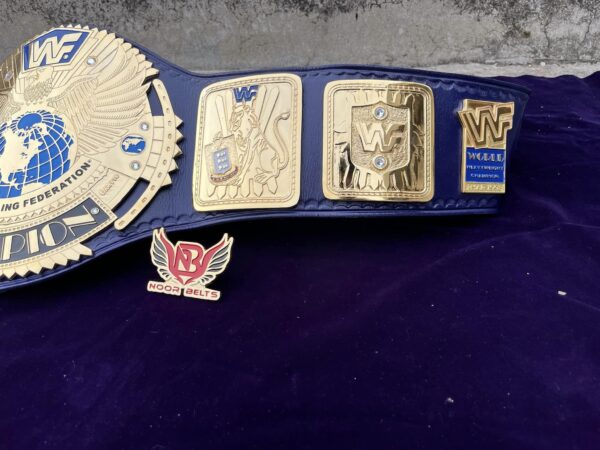 WWF Block Logo Championship Title Belt - Image 3