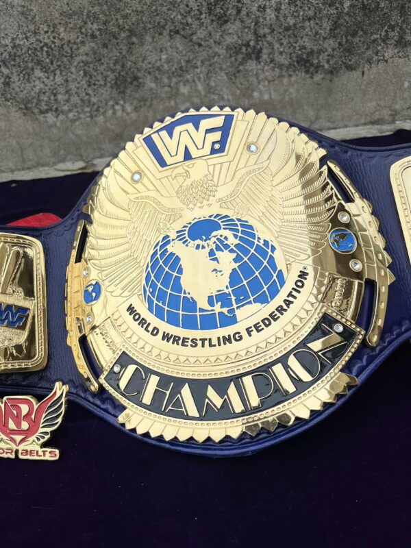 WWF Block Logo Championship Title Belt - Image 4