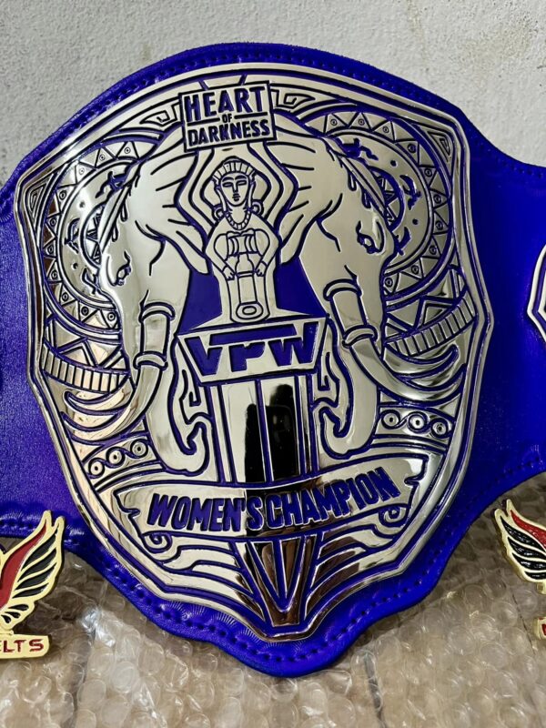 CUSTOM WOMEN'S CHAMPIONSHIP TITLE BELT - Image 5