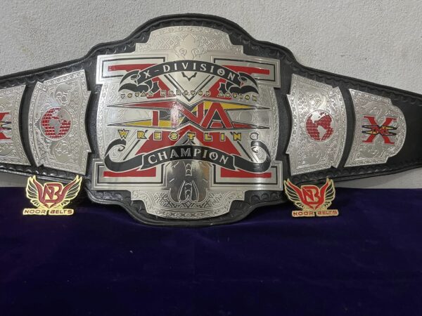 2024 TNA X DIVISION CHAMPIONSHIP TITLE BELT REPLICA BLACK