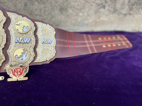 MJF Custom AEW World Champion Title Belt. - Image 3