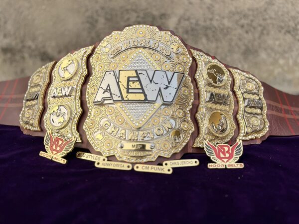 MJF Custom AEW World Champion Title Belt. - Image 10