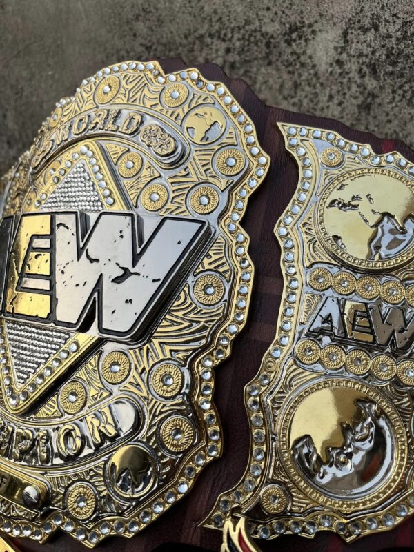 MJF Custom AEW World Champion Title Belt. - Image 13