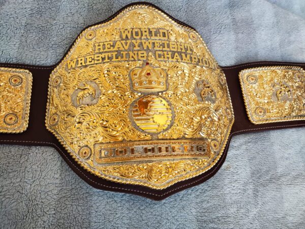 HANDMADE 3D CRUMRINE WORLD HEAVYWEIGHT CHAMPIONSHIP TITLE BELT. - Image 4