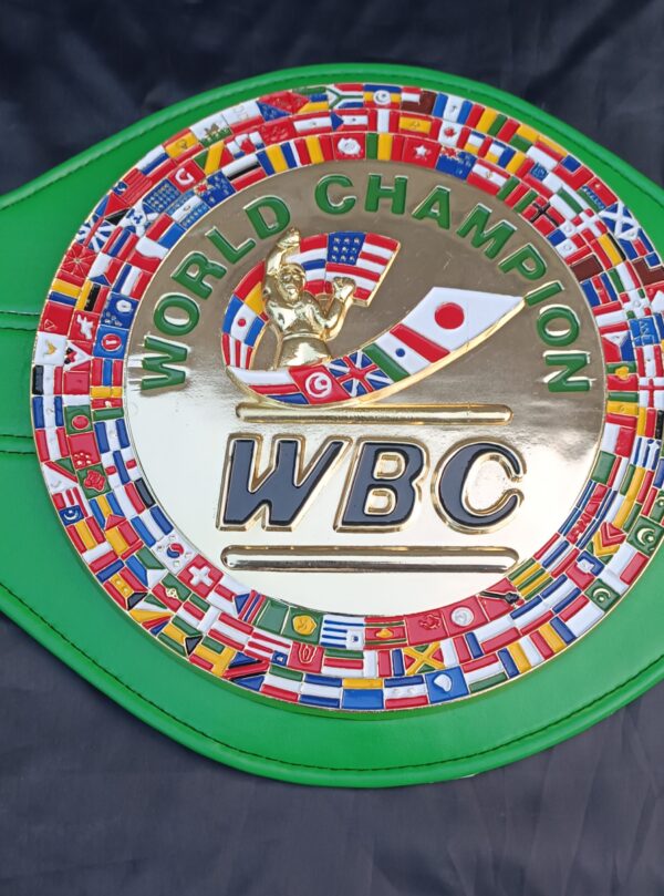 WBC WORLD CHAMPIONSHIP REPLICA BELT WORLD BOXING COUNCIL FULL SIZE ADULT - Image 2