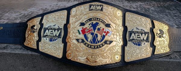 AEW All-Atlantic Championship Title Belt. - Image 3