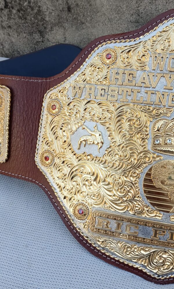 Crumrine Big gold Championship Title Belt - Image 3