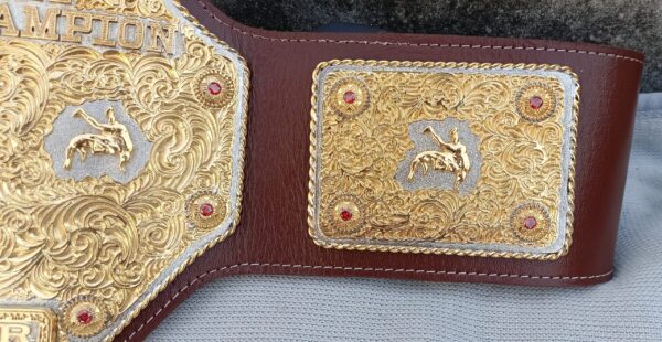 Crumrine Big gold Championship Title Belt - Image 4