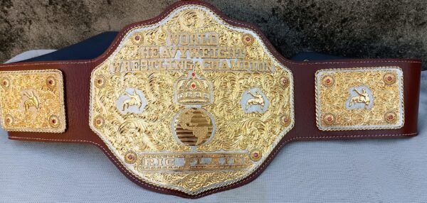 Crumrine Big gold Championship Title Belt - Image 5