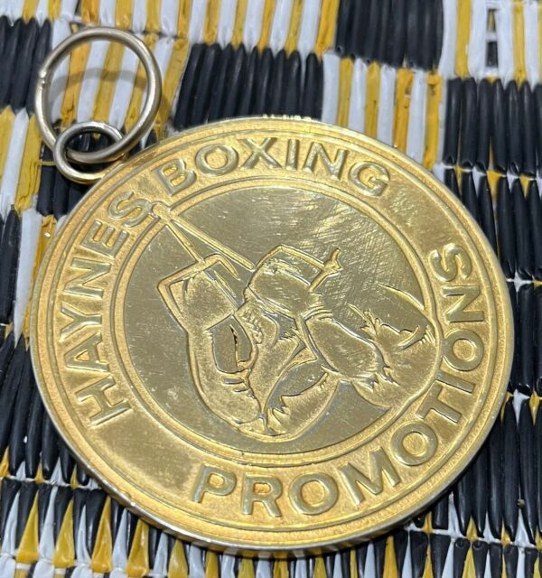 CUSTOMIZED MEDAL FOR BOXING PROMOTION.