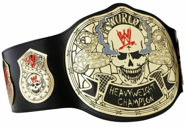 "Stone Cold" Steve Austin Smoking Skull Championship Title Belt - Image 2